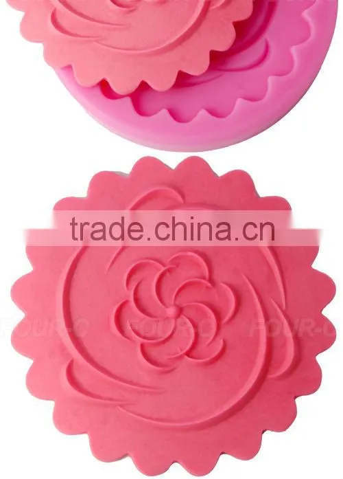 Silicone Sugarpaste Mold Cup Cake Top Decor Mould