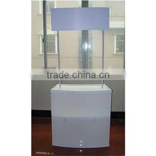 Hot sell plastic promotion desk in Suzhou