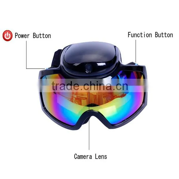 2014 New product HD 720p snow ski goggles with camera