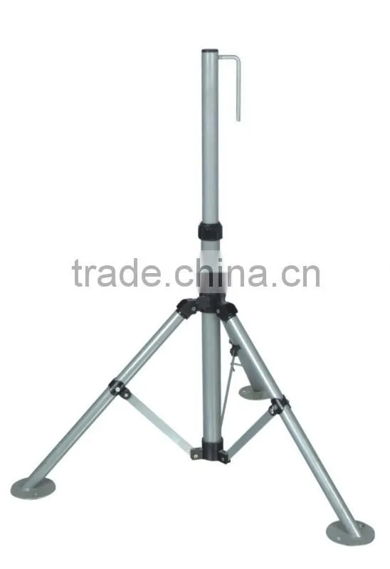 Professional outdoor light tripod on the floor