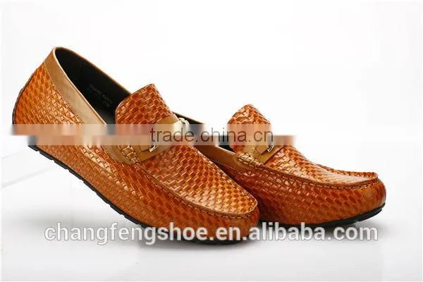 Men casual flat leather shoe/elevator shoes/casual breathable shoes