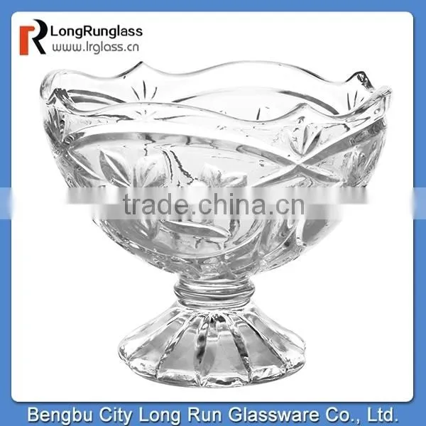 LongRun flower shape crystal chocolate ice cream bowl