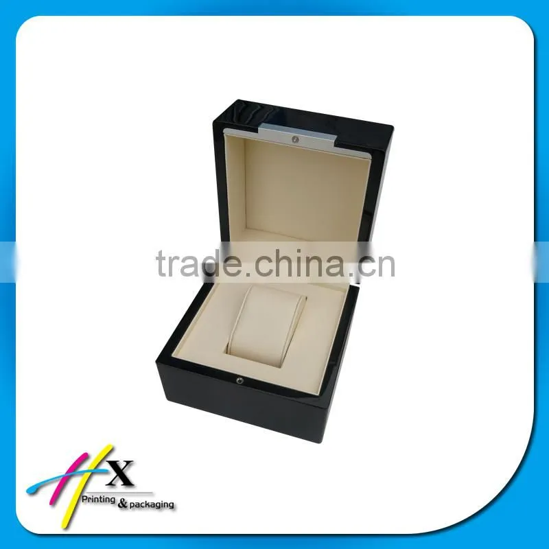 fashion piano black lacquer wooden jewelry gift box