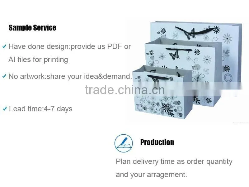 Professional Factory Supply Trendy Style Gift Bag Made In China
