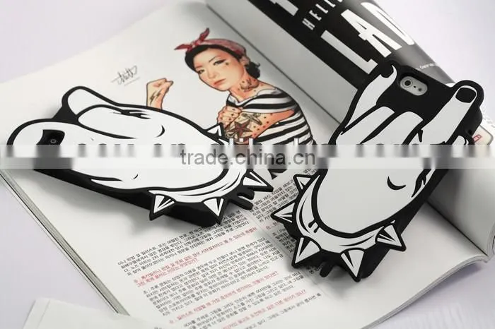 3D Hand/ Middle Finger & Finger Style Silicone Case Cover for iPhone 5 5g
