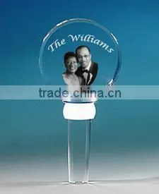 2016 high qualitywholesale clear fashion style crystal photo frame, crystal crafts