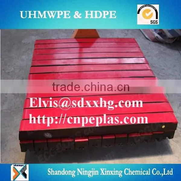 UHMWPE customized spare parts/plastic block uhmwpe parts/fixed gear parts