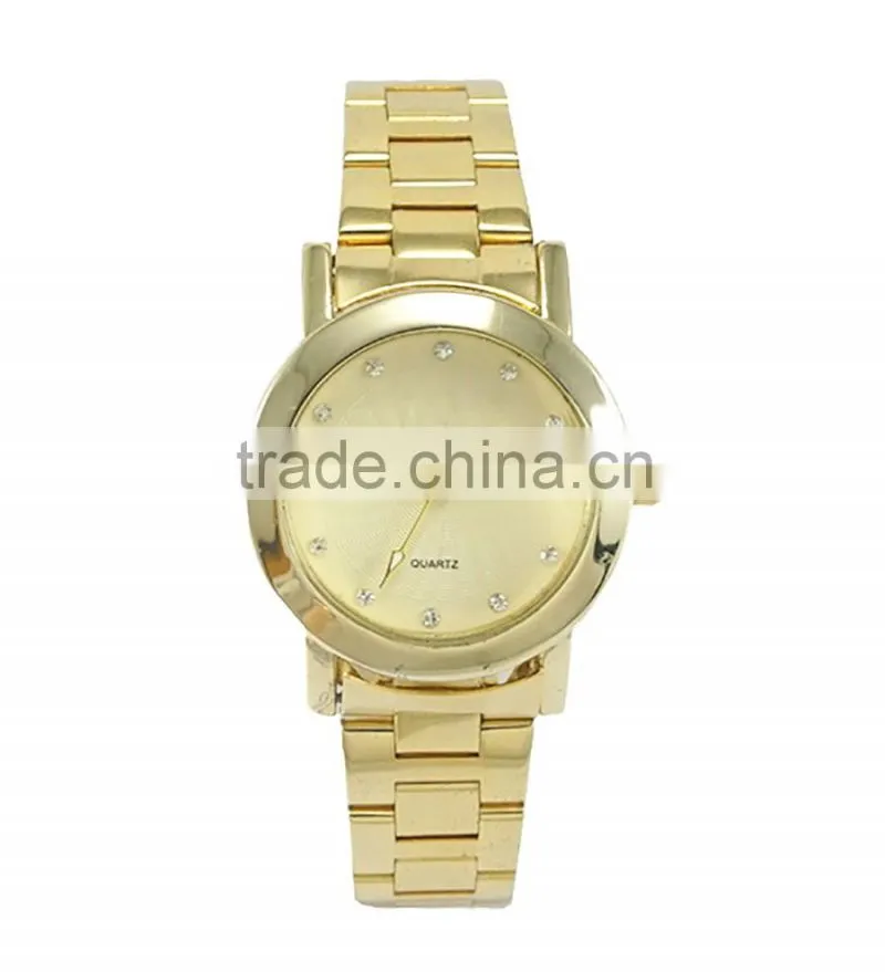 New developed models classical quartz women watches silver and gold color design wrist watch women