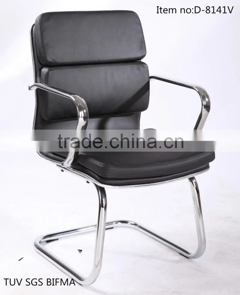 TUV SGS leather visitor chair D-8141V