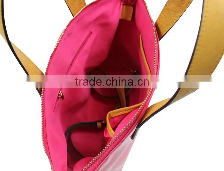 Pink bright lady fashion bags
