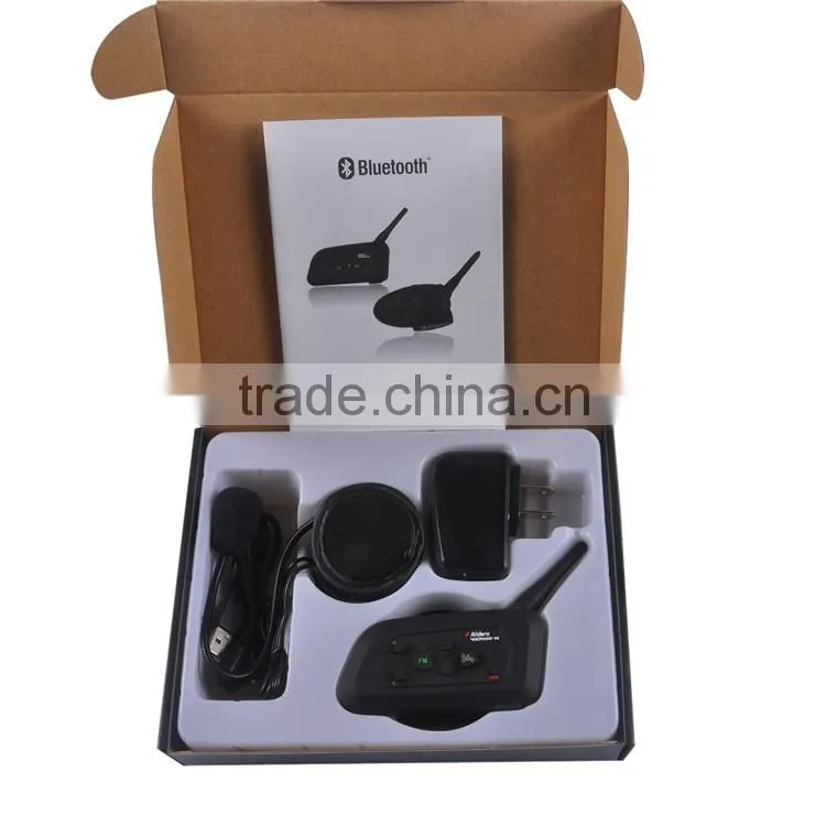 2016 New V4 shenzhen price walkie talkie wireless earpiece ejeas for Motorcycle and Bicycle Helmet with FM
