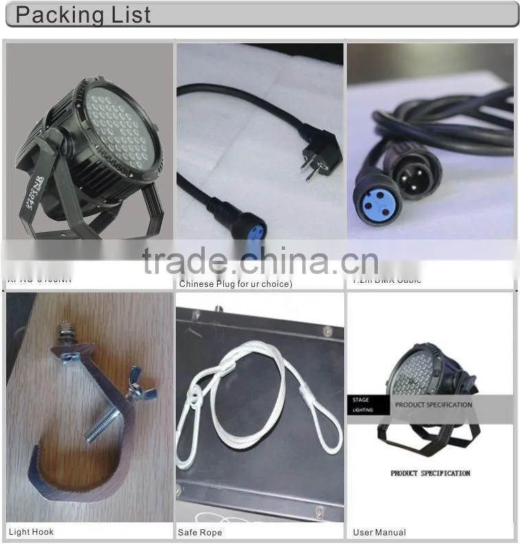 Professional stage light!!!hot sale 6IN1 LED stage lights wash led moving head light
