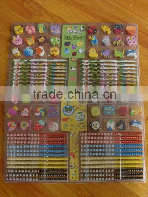 24 Pencil with funky eraser