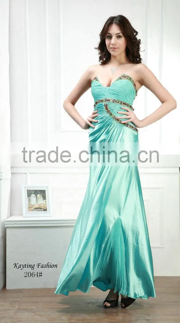 Elegant Beaded Ruffle Off-shoulder Flowing Long Puffy Prom Dresses
