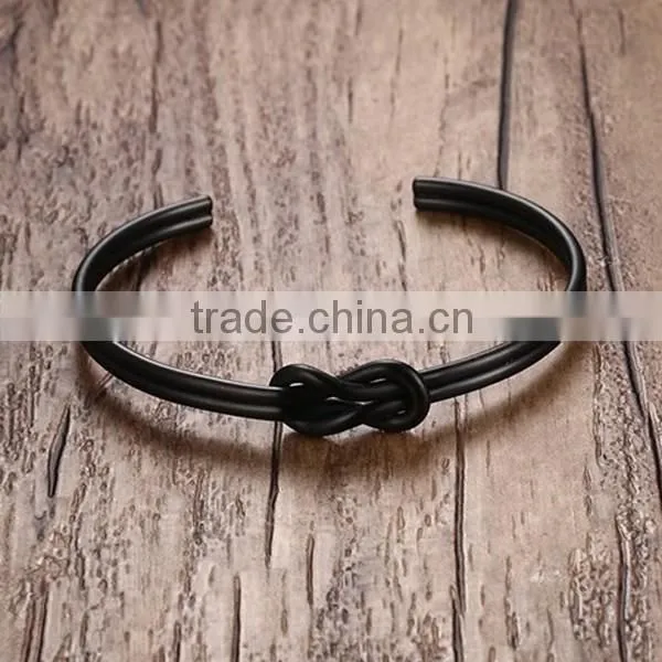 Personality Stainless Steel Jewelry Bowknot Three Colors Bracelet