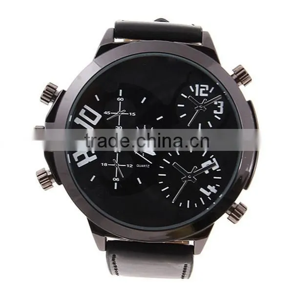 Top Quality Leather Design Personality Sport Watch