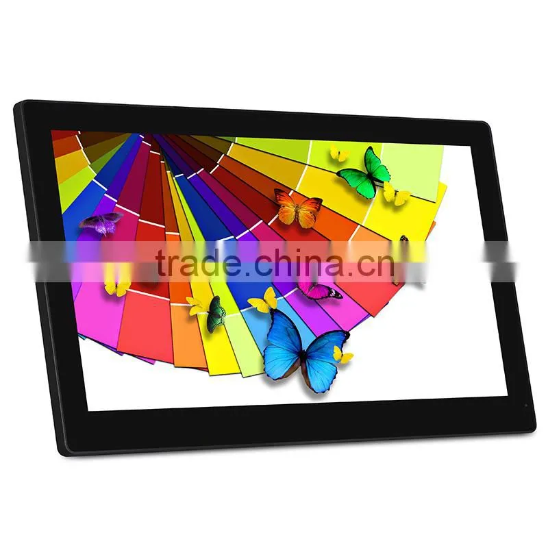 21.5 inch touch screen podium with android digital photo frame signage tablet for cloth headrest monitor
