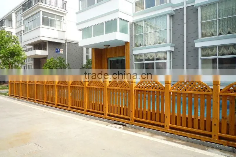 Solid Thermowood for Swimming Pool Safety Fence