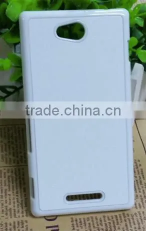 2D Sublimation blank mobile phone case for Sony Z L36H