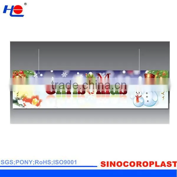protective and dust proof polypropylene coreflute printed signboard