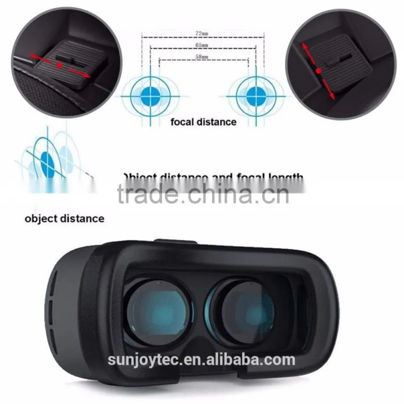 2016 hot 3d glasses product all in one virtual reality goggles glasses vr box