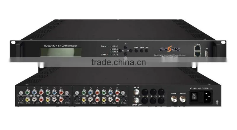 Dexin NDS3343D-E 4 in 1 SD encoder modulator with scrambler