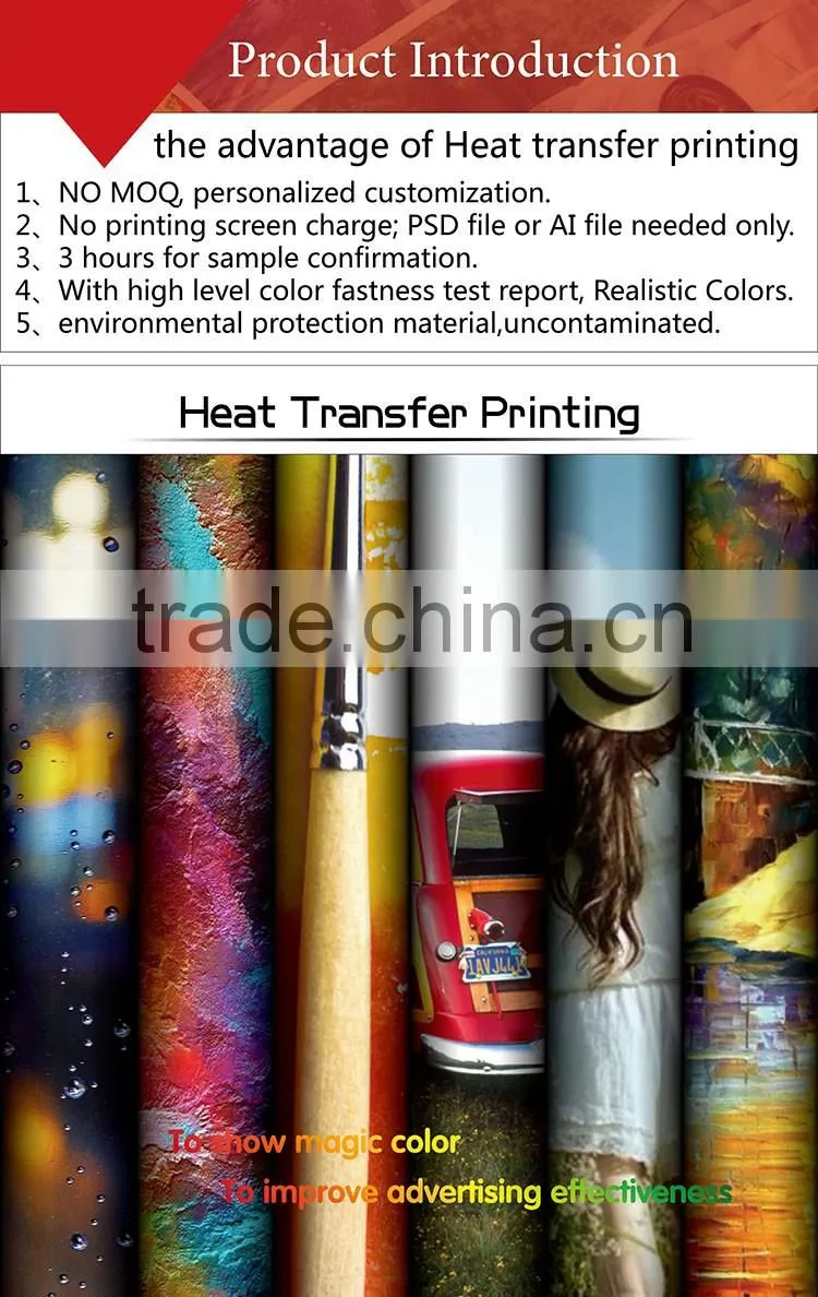 2016 outdoor rain umbrella parts with full colour printing
