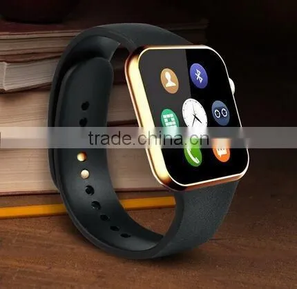 High Quality Touch Capacitive Screen Smart Wrist Watch A9 Heartrate Monitor Smart Watch Android Dual sim