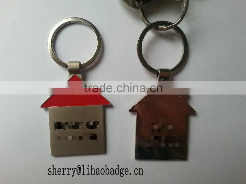 Bull Metal Key Chain/Engrave Metal Keychain/zinc alloy metal key ring