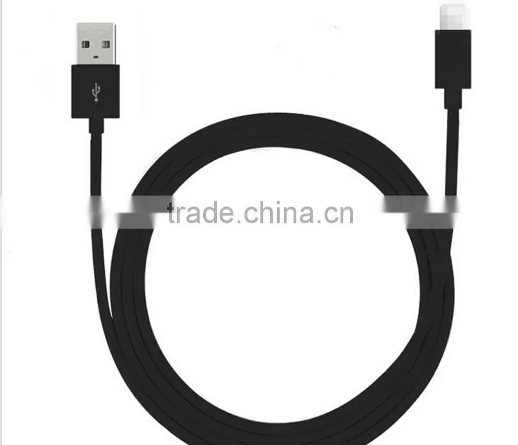 high quality USB cable with MFI for IOS PVC jacket sync data cable