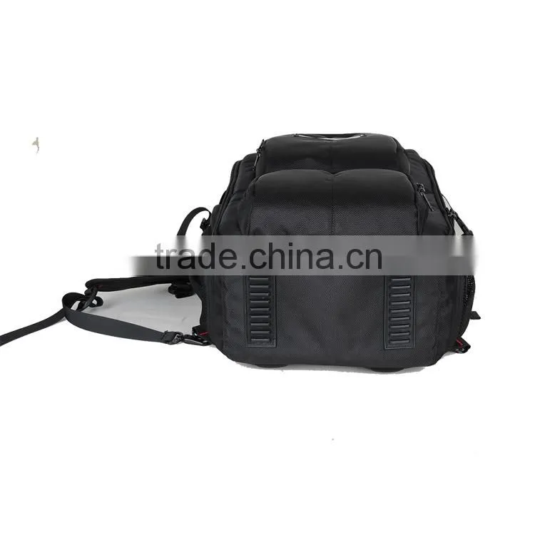 1680D Waterproof Nylon Camcorder Backpack with Detachable Compartment
