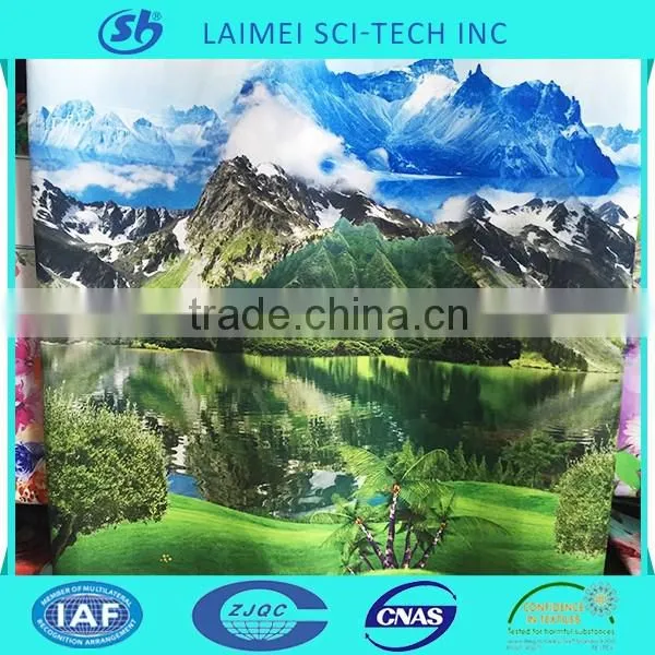 High quality 100% polyester plain digital print woven fabric for bed sheet