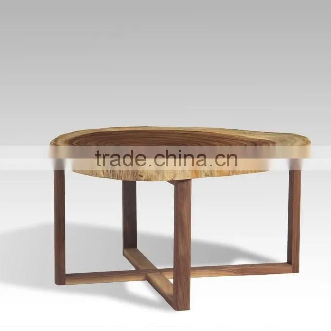 2016 China replica tree design furniture wooden coffee cafe table restaurant for sale