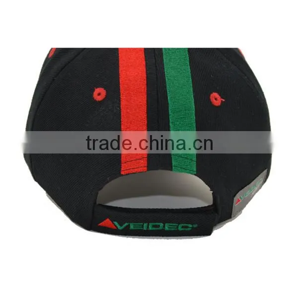 long bill 6 panel cotton promotional custom baseball cap