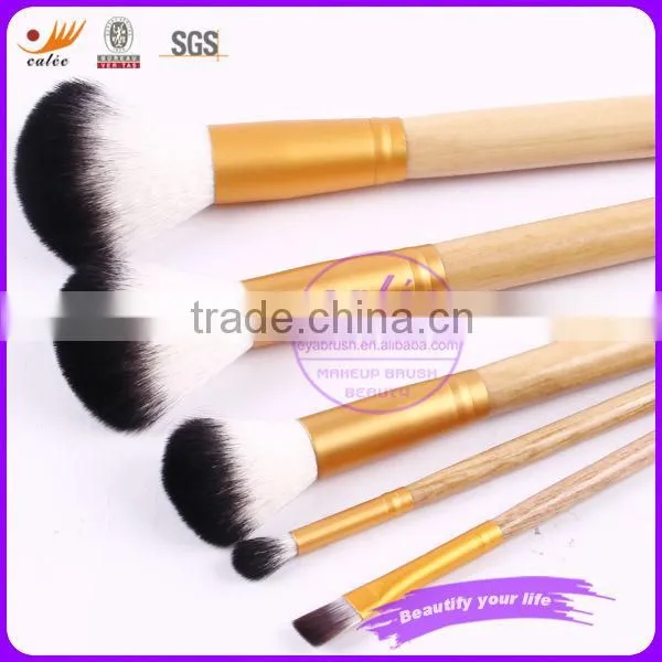 EYA 5pcs nylon hair makeup brush set