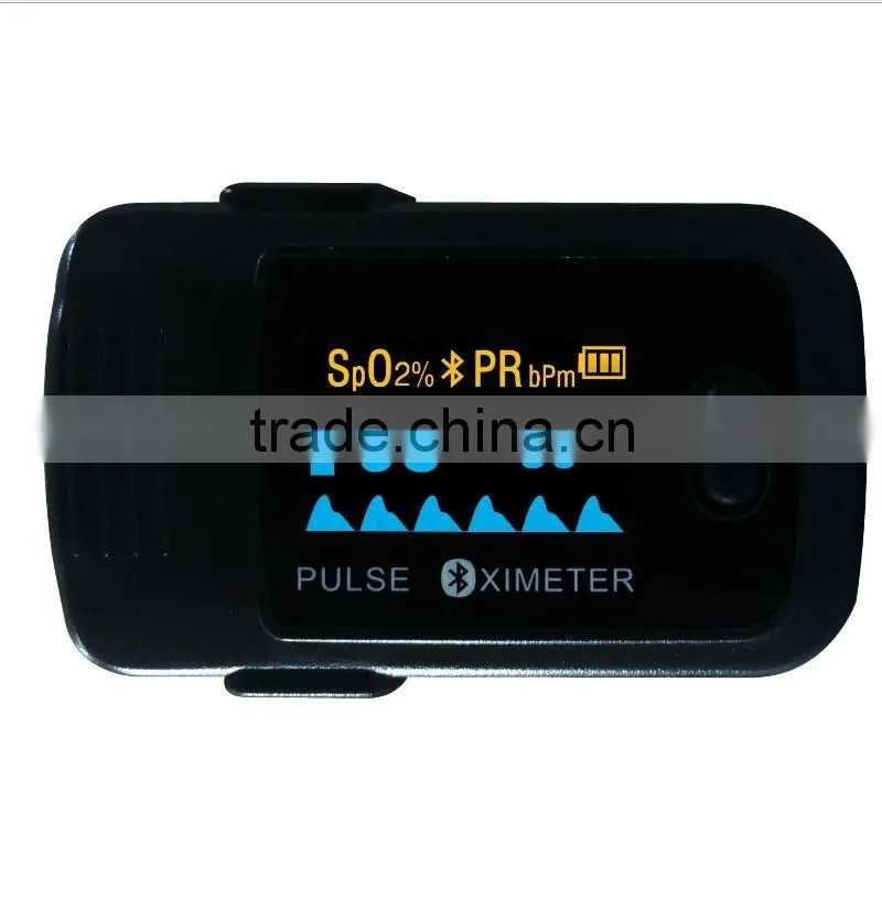Bluetooth 4.0 Oximeter Fingerip Dynamic Pulse Oximetro Blood Oxygen support Android IOS Portable Oximeter Home Monitor