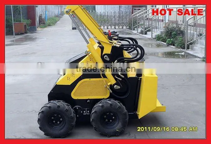 skid steer loader with attachment