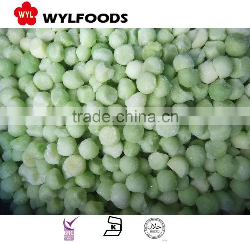 Frozen melon ball green/yellow from china new crop