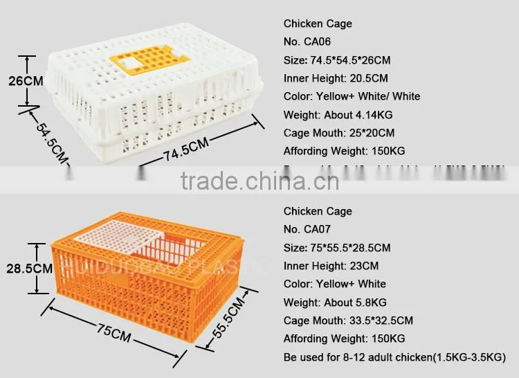 Livestock farming chinese bird cage, poultry cage equipment, poultry transportation cages
