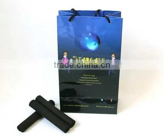 1.8*14cm bamboo hookah finger charcoal machine-made charcoal