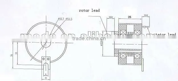 MDH1254 through bore slip ring