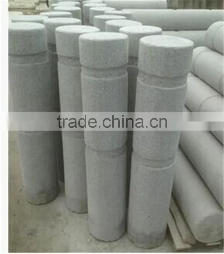 Natural granite car parking stone road barrier ball car stop stone