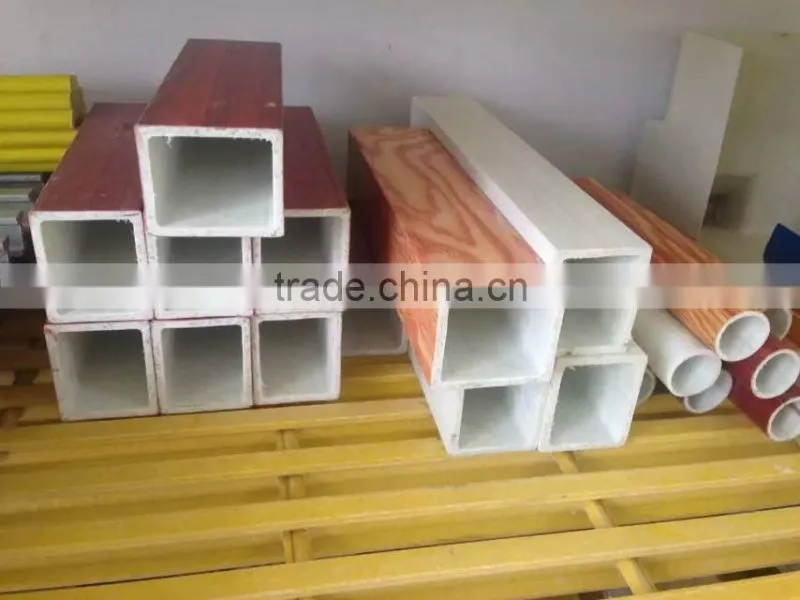 frp profiles/fiberglass pipe prices/rectangular hollow section