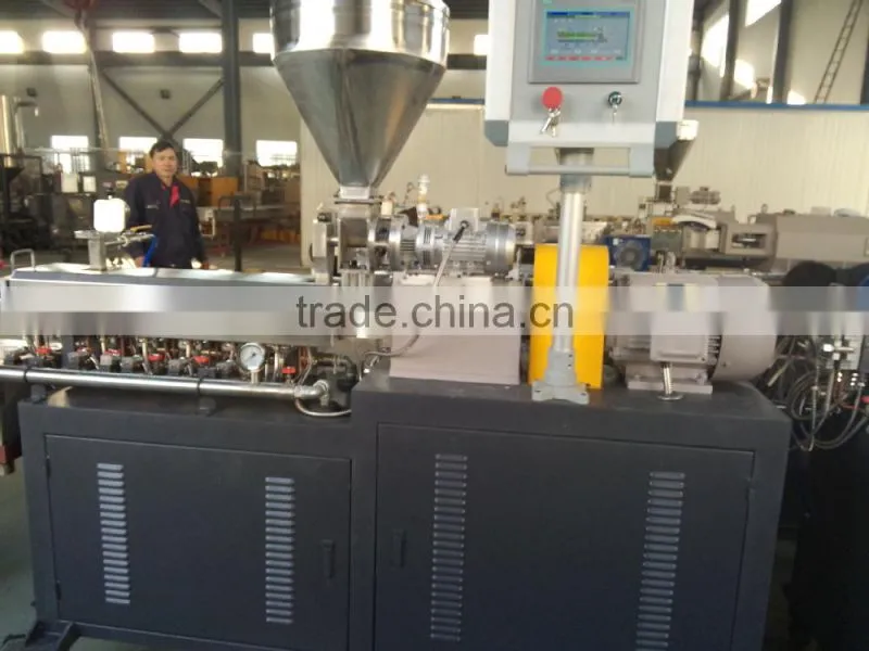 small mini pilot plastic granules extruder manufacturer