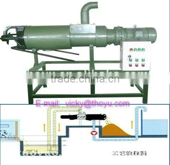 Solid and liquid separator for fertilizer