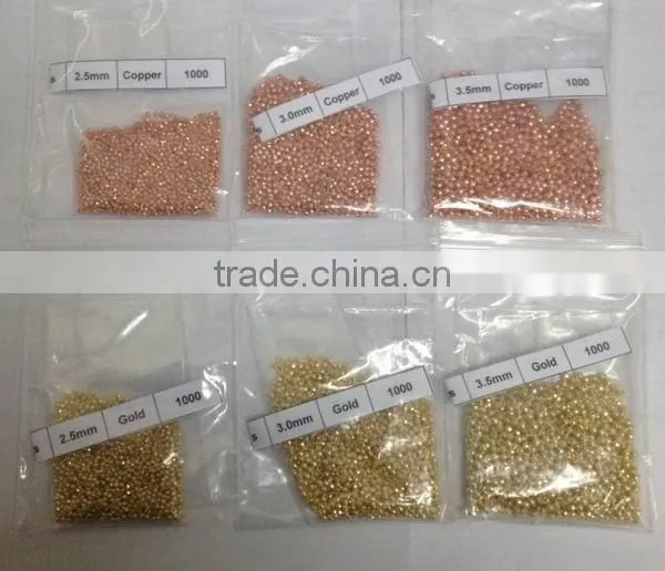 Wholesale Tungsten Disco Beads with Slotted Hole