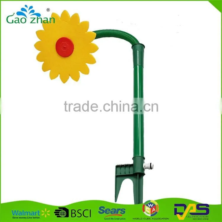 Flower sprinkler 360 round watered inserted plastic garden irrigation sprinkler