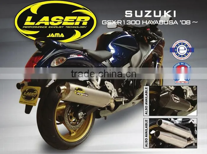 For SUZUKI GSX-R1300 2008- SM Motorcycle Exhaust Pipe LASER HotCam DS slip-on mufflerset