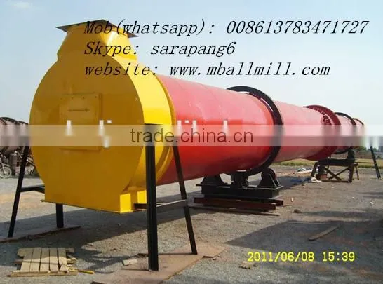 Top quality industrial rotary dryer for riversand,silica sand