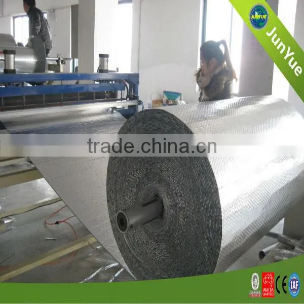 aluminum foil film with EPE bubble cell polyethylene insulation/embossed polyethylene film